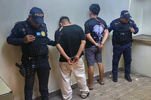 Los capturados intentaron escapar. (Foto: PNC)