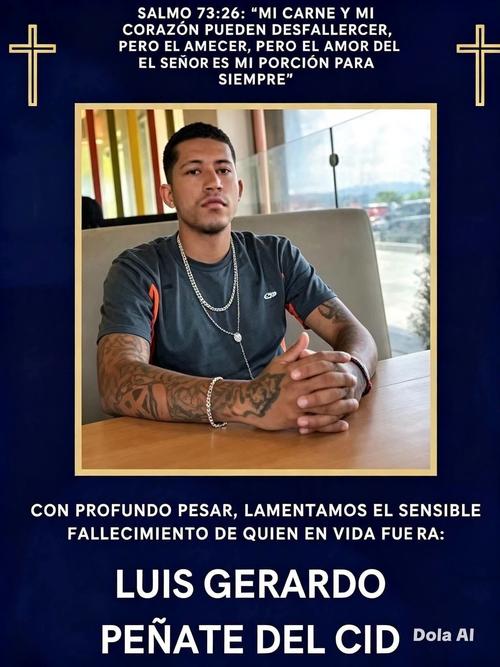 La tercera v&iacute;ctima fue identificada como: Luis Gerardo Pe&ntilde;ate del Cid. (Foto: Redes sociales)