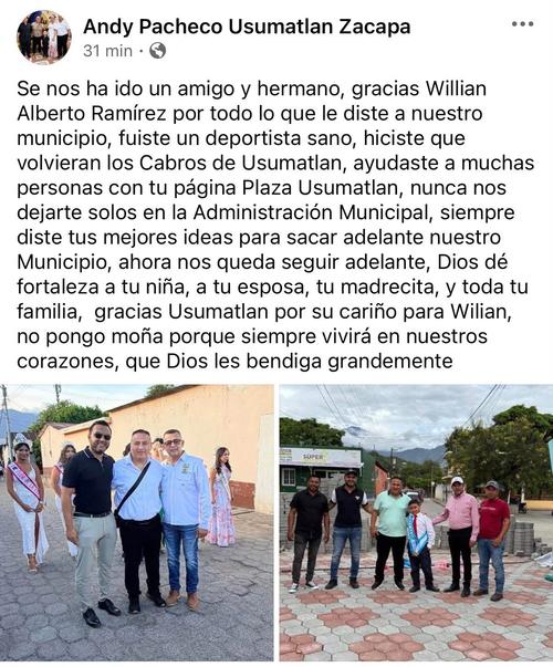 Este fue el mensaje del alcalde. (Foto: redes sociales)