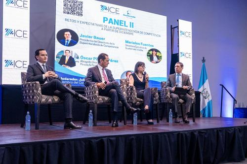 Marielos Fuentes, directora ejecutiva de Guatemala Visible, subray&oacute; que la estabilidad econ&oacute;mica nacional descansa en entidades fortalecidas que trascienden a los gobiernos de turno, permitiendo mantener reglas claras en el mercado. (Foto: ICE)