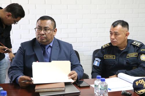 Jos&eacute; Cornel, subdirector de Investigaci&oacute;n Criminal, indic&oacute; que la PNC intervino despu&eacute;s del ataque armado para procesar las escenas junto con el Ministerio P&uacute;blico. (Foto: Organismo Legislativo)
