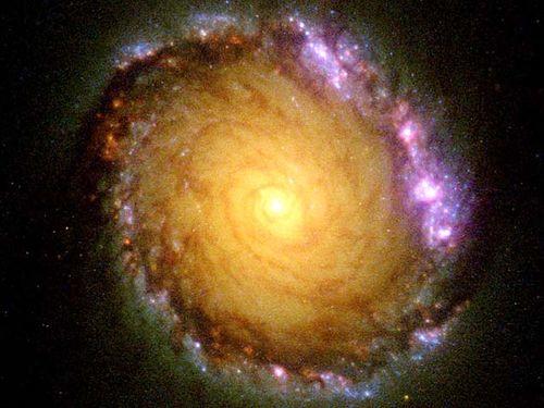 El n&uacute;cleo de esta galaxia se ve claramente, as&iacute; como sus brazos. (Foto: Cortes&iacute;a Edgar Castro Bathen).