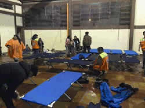 As&iacute; lucen los albergues habilitados en el interior de la rep&uacute;blica. (Foto: Noticias de Bomberos)