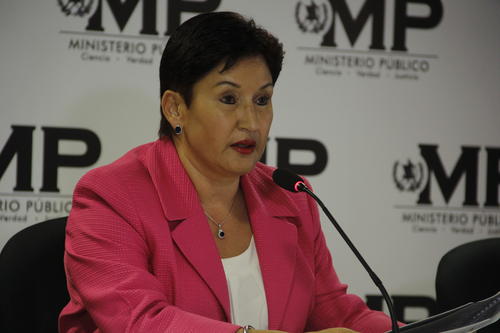 Thelma Aldana, fiscal general del Ministerio Público. (Foto: Soy502)