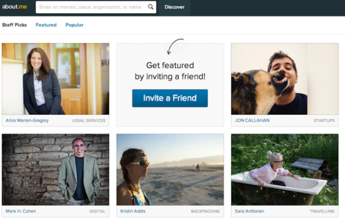 About me funciona como un espacio autobiogr&aacute;fico que puede ser compartido en Facebook y Twitter. (Foto: About me)
