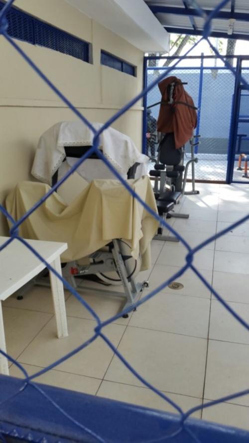 Las máquinas que Jairo Orellana tenía para ejercitarse. (Foto: MP)