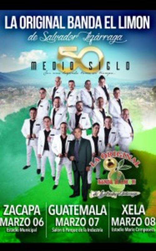 La Original Banda El Lim&oacute;n est&aacute; en Guatemala brindando conciertos. Este s&aacute;bado se present&oacute; en la Ciudad Capital y el domingo debe hacerlo en Quetzaltenango. 