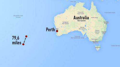 &Eacute;sta ser&iacute;a la ubicaci&oacute;n de los restos del avi&oacute;n. (Foto: RT)