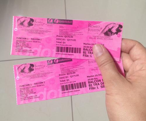 Participa para asistir a Romeo y Julieta. (Foto: Soy502) 