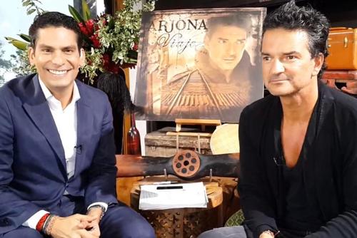 Ricardo Arjona fue entrevistado por Cala en Guatemala. (Foto: Cala oficial) 