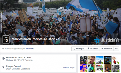 La convocatoria a la manifestaci&oacute;n se ha divulgado por medio de las redes sociales. 