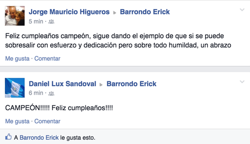 Las felicitaciones en redes sociales abundaron para el marchista nacional. 