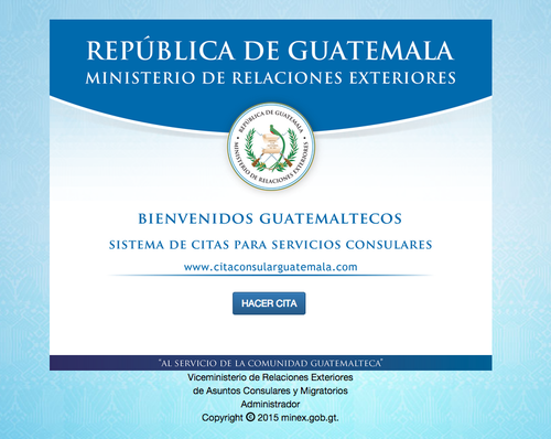 Plataforma online a trav&eacute;s de la que se tramitar&aacute; la cita previa. (Foto: Minex)