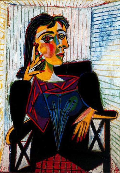 "Portrait of Dora Maar"- Pablo Picasso