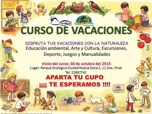El curso estar&aacute; lleno de Educaci&oacute;n Ambiental, Arte y Cultura, Excursiones, Deportes, Juegos y Manualidades.