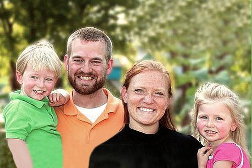 Esta es la familia del doctor que se contagi&oacute; mientras trabajaba en Liberia. 