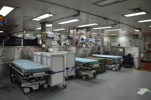 El barco cuenta con la capacidad de albergar a mil pacientes. (Foto Mspas)