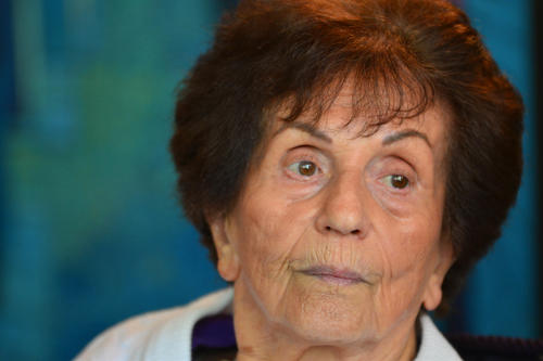 Sobreviviente del holocausto y que estuvo cautiva en el campo de concentración de Aschwitz.  (Foto: Jesús Alfonso/Soy502)