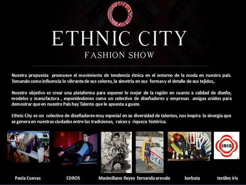 Propuesta de Ethnic City Fashion Show. (Dise&ntilde;o: Ethnic City Fashion Show) 
