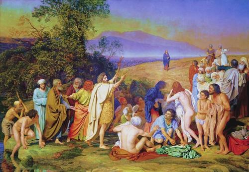 "Aparici&oacute;n del Mes&iacute;as", de Alexander Ivanov, en el a&ntilde;o 1800. (Foto: la bellezadeescuchar.blogspot.com) 