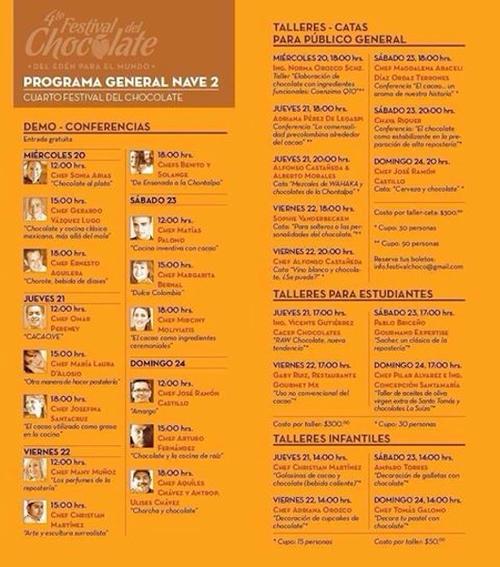 Estas son las actividades del 4to Festival de Cacao. (Foto: Facebook/Mirciny)  