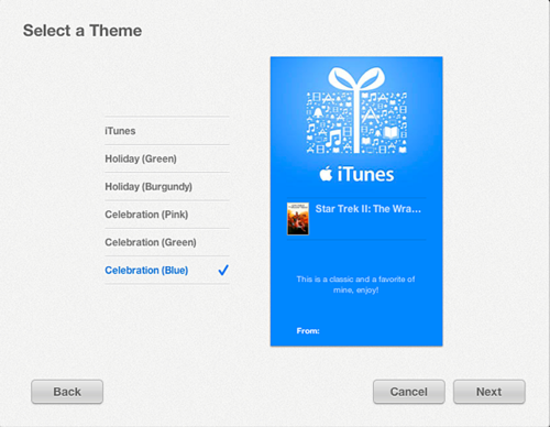 Tienes la opci&oacute;n de colocar un tema al regalo.