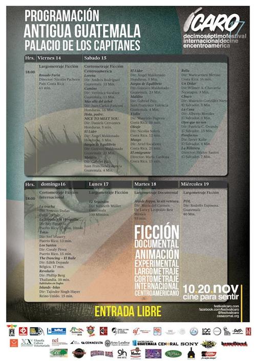 Estas son las actividades a realizarse en Antigua Guatemala, celebrando el festival Ícaro. (Ícaro oficial) 