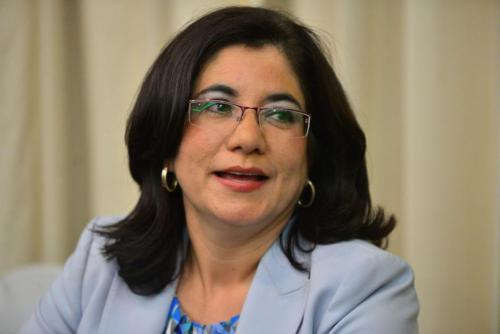 La ahora jueza Claudia Escobar renunció a la designación como magistrada de Cortes de Apelaciones en el pasado proceso, debido a irregularidades que denunció. (Foto: Archivo/Soy502) 