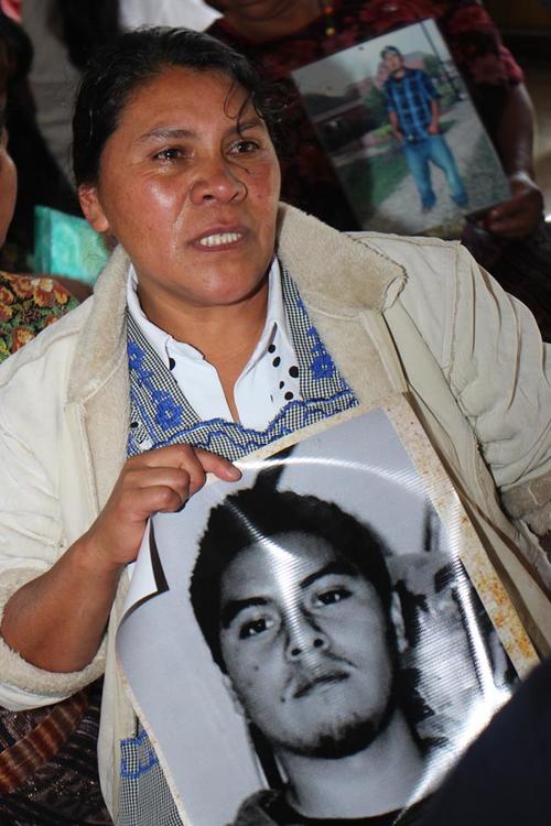 Mar&iacute;a Santos L&oacute;pez Toj tiene la esperanza de encontrar a su hijo, Dervin Antonio