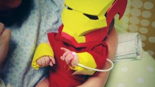 El beb&eacute; Iron Man 