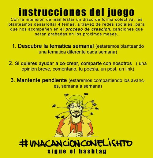 Estos son los pasos a seguir para unirte a su canci&oacute;n. (Dise&ntilde;o: Ishto Juevez oficial) 