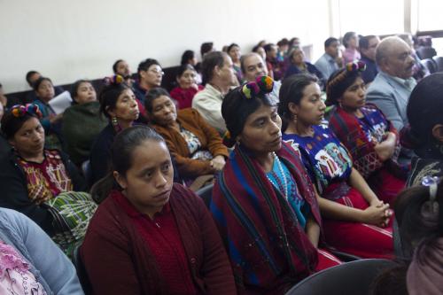 Los familiares de los fallecidos han asistido a las distintas audiencias. (Foto: EFE/Soy502)