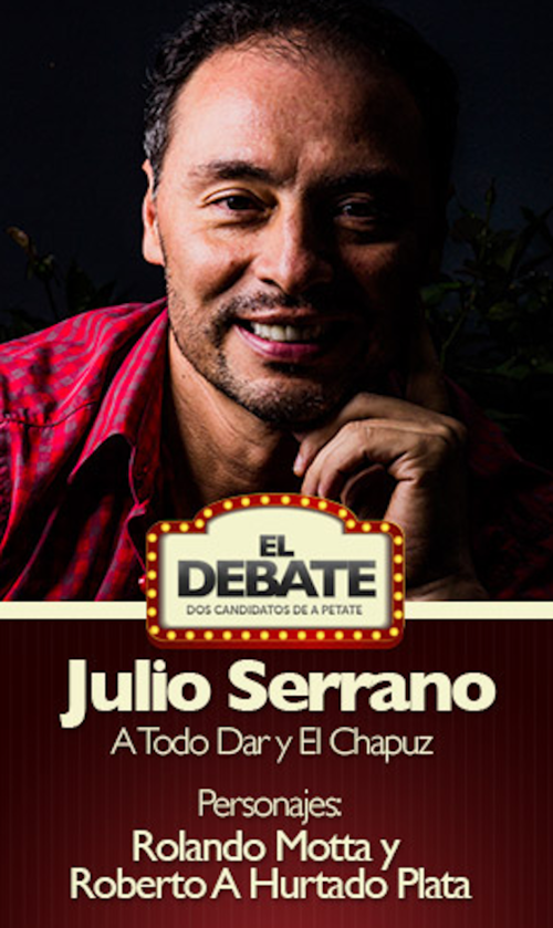 Julio Serrano, locutor de A Todo Dar y El Chapuz, es parte de este gran elenco. (Foto: El Debate oficial) 