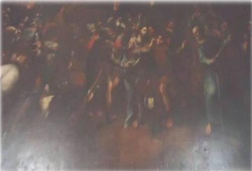 La prisi&oacute;n de Cristo y  la curaci&oacute;n de Malco. 