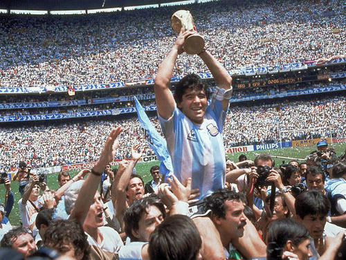 Diego Maradona fue la estrella del Mundial 1986 y llev&oacute; a Argentina a conseguir su segunda Copa. (Foto: Diario Uno)