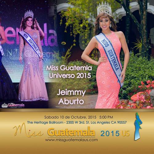 Miss Guatemala Universo, Jeimmy Aburto, asistir&aacute; a la gala. (Dise&ntilde;o: Miss Guatemala US) 