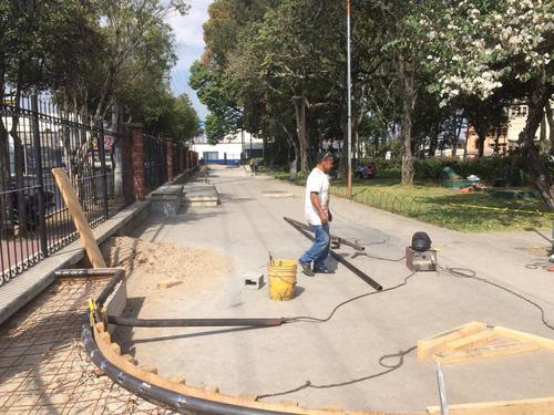 Los trabajos para la construcción del "Skate Plaza" se iniciaron en el mes de diciembre de 2014. (Foto: Espacios Extremos) 
