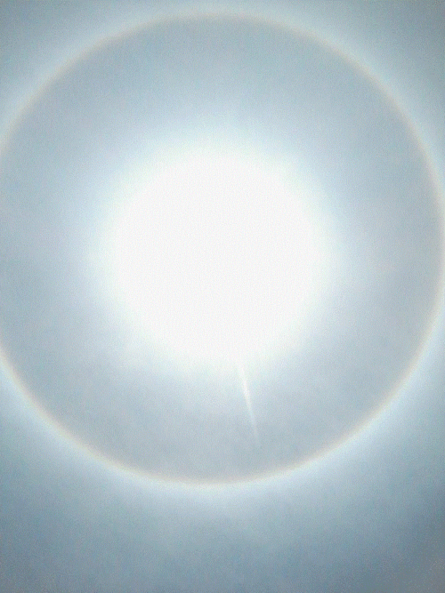 Este Halo Solar atemoriz&oacute; a M&eacute;xico el 20 de mayo de este a&ntilde;o. (Foto: Mayte Alexandra Guzm&aacute;n).
