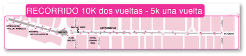 La Carrera Caminata inicia a las 8:00 Horas, en Obelisco, Zona 10. El recorrido es de 5 y 10 kil&oacute;metros.
