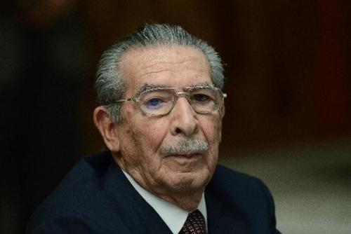 José Efraín Ríos Montt será enjuiciado este lunes 5 de enero. (Foto: Archivo)
