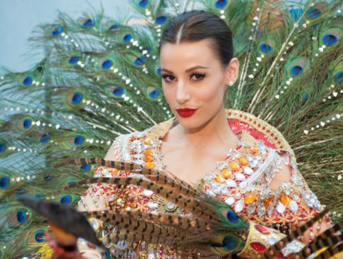 Nastassja Bolívar, candidata de Nicaragua en Miss Universo, fue quien finalmente lució este traje.