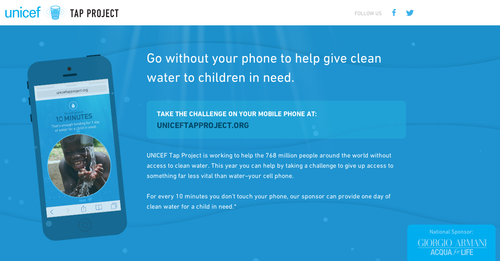 El proyecto funciona a trav&eacute;s de uniceftapproject.org una p&aacute;gina que puede ser navegable desde cualquier dispositivo m&oacute;vil.