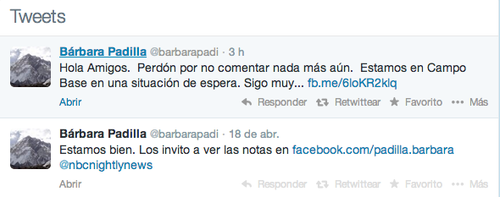 Bárbara Padilla mensaje