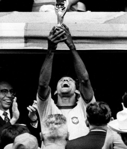 Brasil levant&oacute; el trofeo Jules Rimet por tercera vez. 