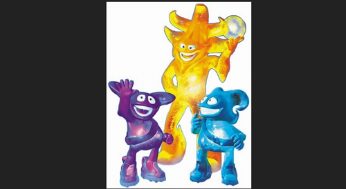 Tres fueron las macotas de este mundial y juntas forman "Los Sphericks"