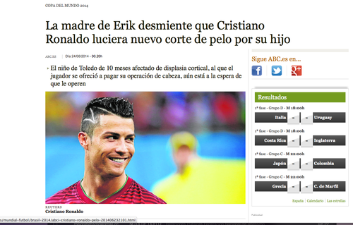 El corte de cabello de Cristiano Ronaldo sigue dando de que hablar en las redes sociales. 