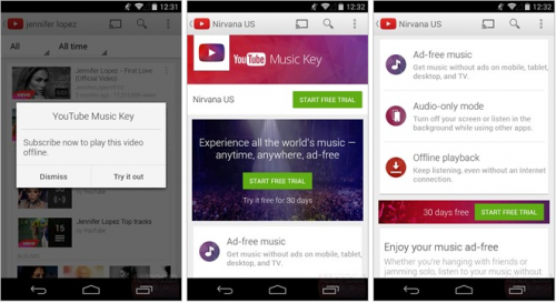 Así luciría YouTube Music Keys. 