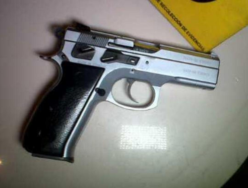 El arma de fuego con la que se asesinó al chef Humberto, estaba registrada a nombre de Léster Antonio Santos.