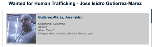 Guatemalteco entre los 10 más buscados por Estados Unidos