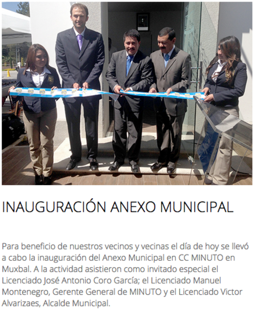 Antonio Coro sigue participando en varias actividades públicas de la alcaldía de Santa Catarina Pinula, pero ahora lo hace en calidad de invitado especial. La fotografía corresponde a una inauguración realizada el lunes 16 de febrero. (Foto: Municipalidad de Santa Catarina Pinula). 